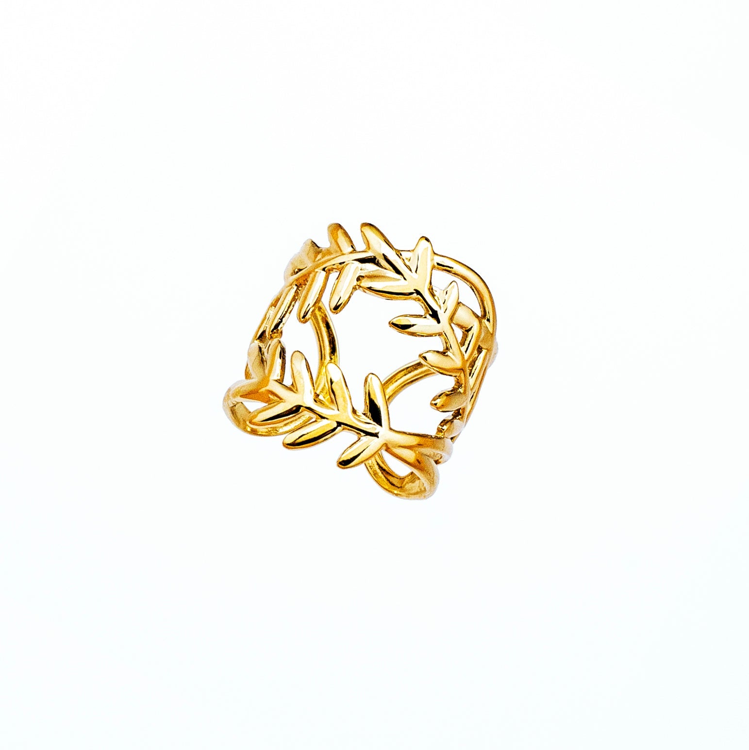 Anillo Acero Laurel