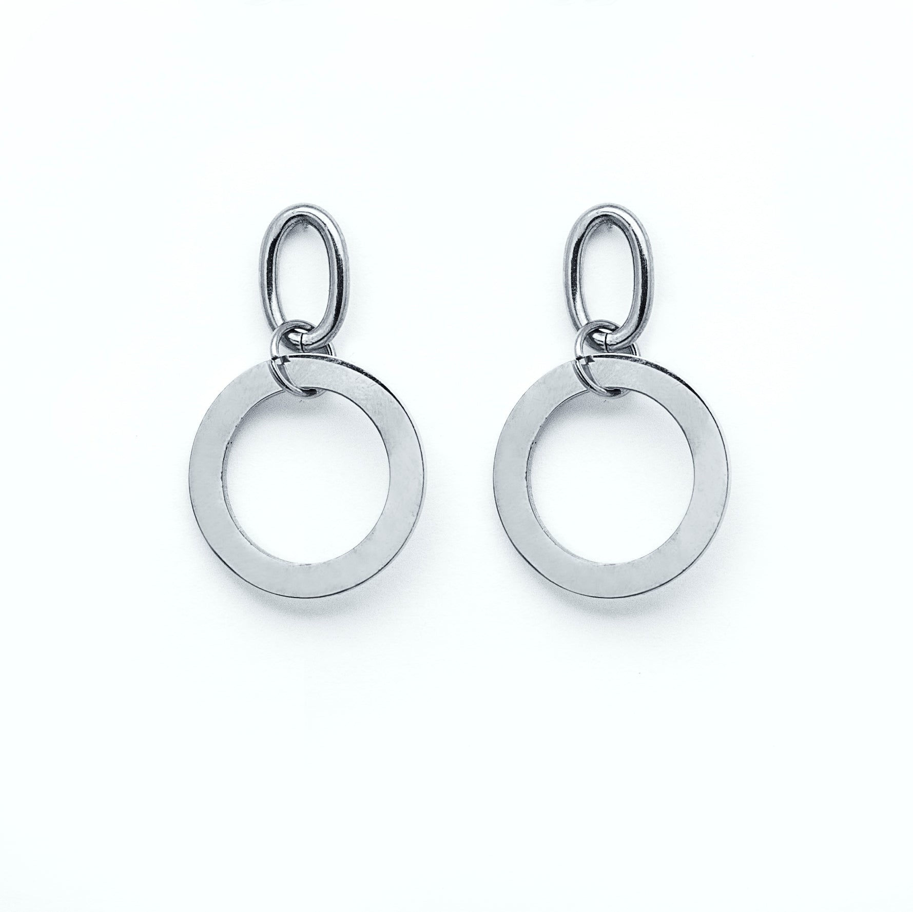 Pendientes Círculo Eslabón