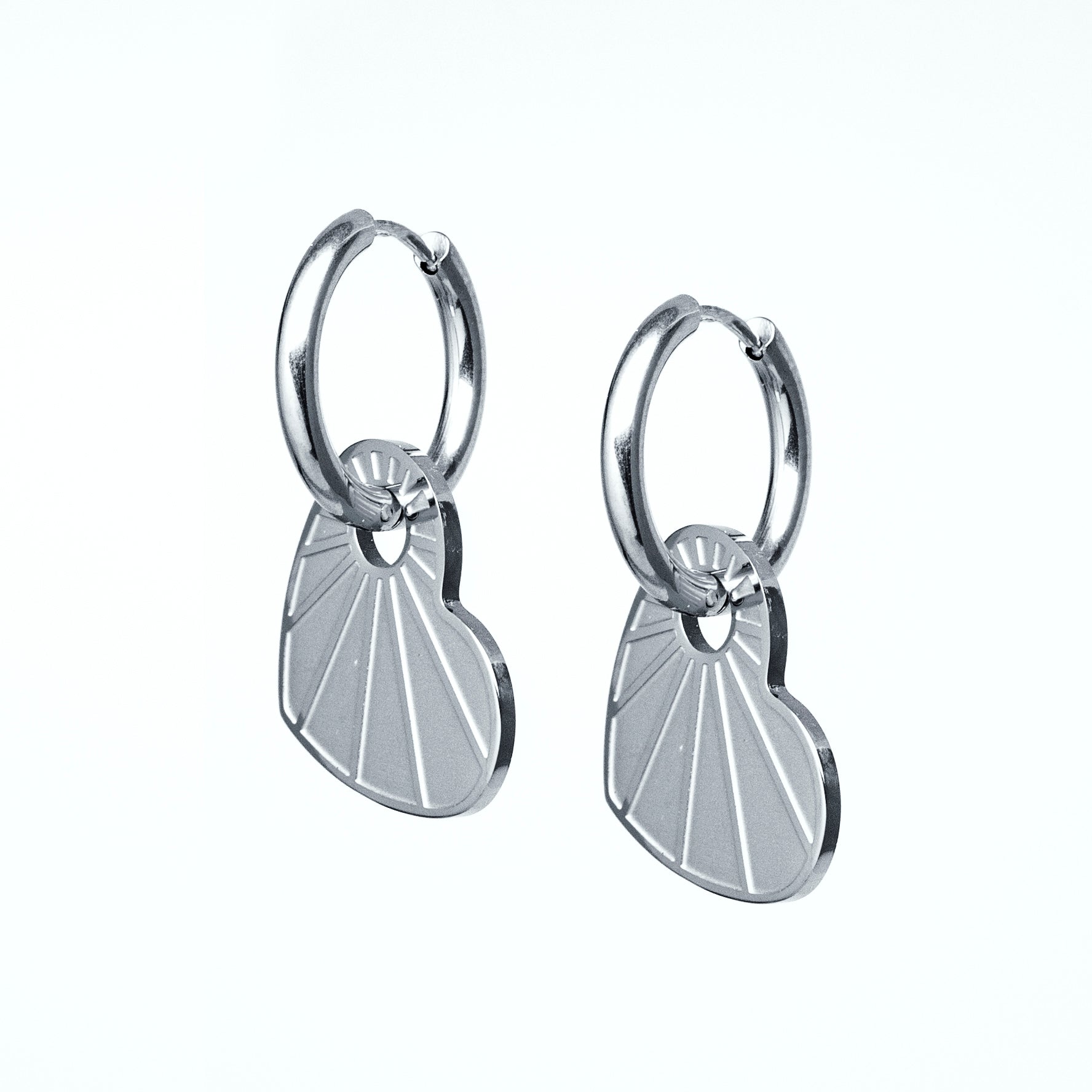 Pendientes Aro Corazón Centella