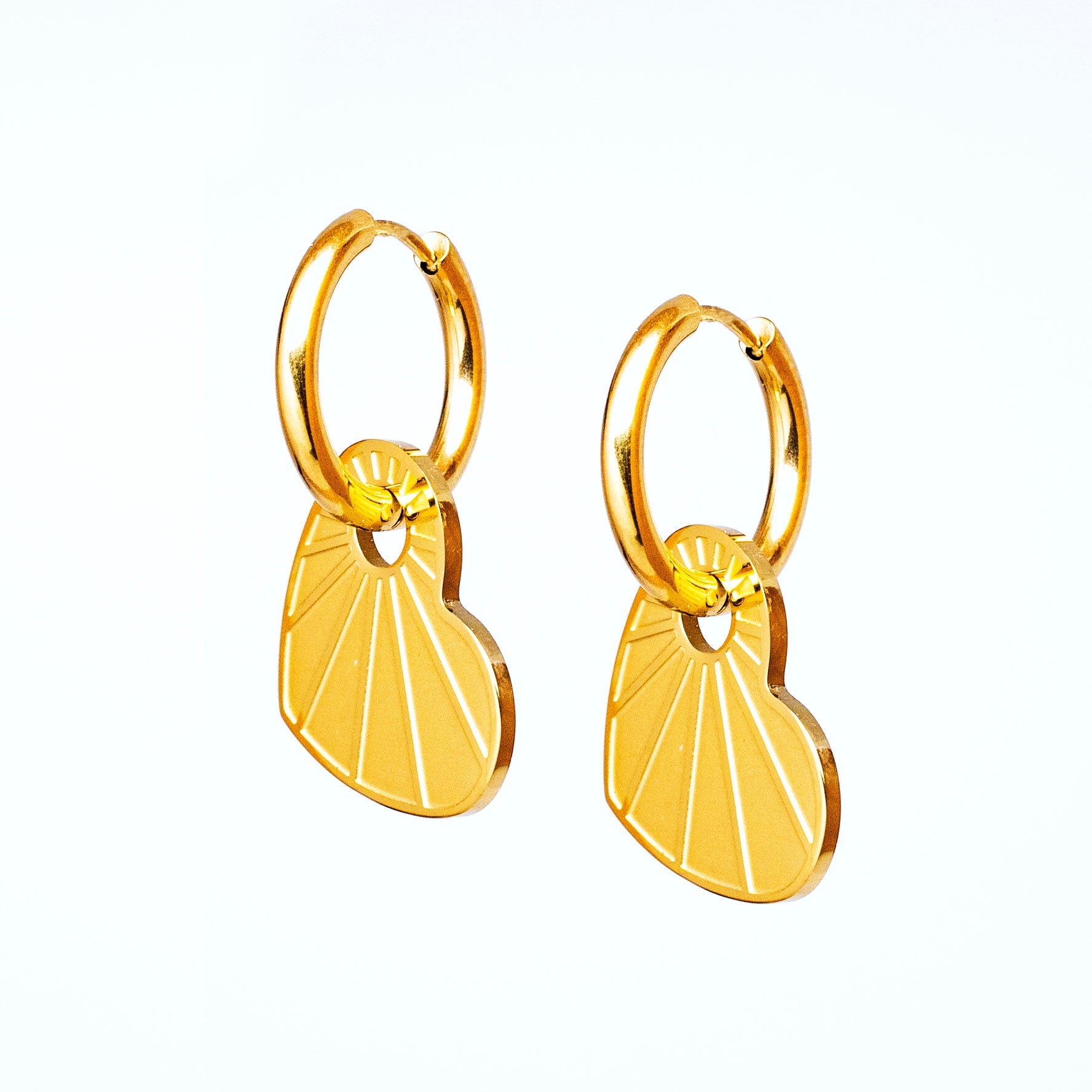 Pendientes Aro Corazón Centella