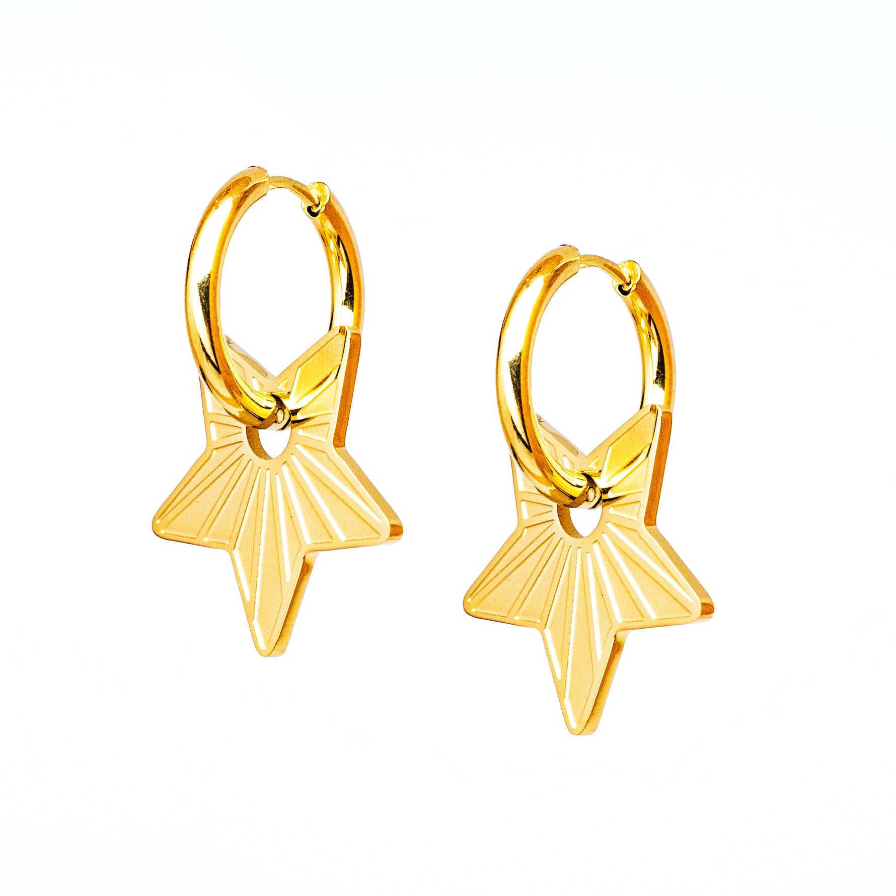 Pendientes Aro Estrella Centella