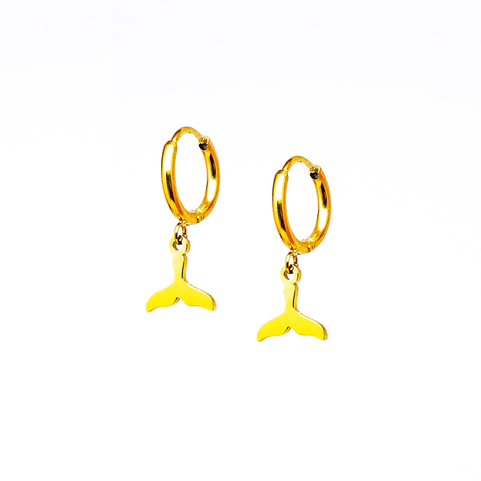 Pendientes Aro Cola Delfín