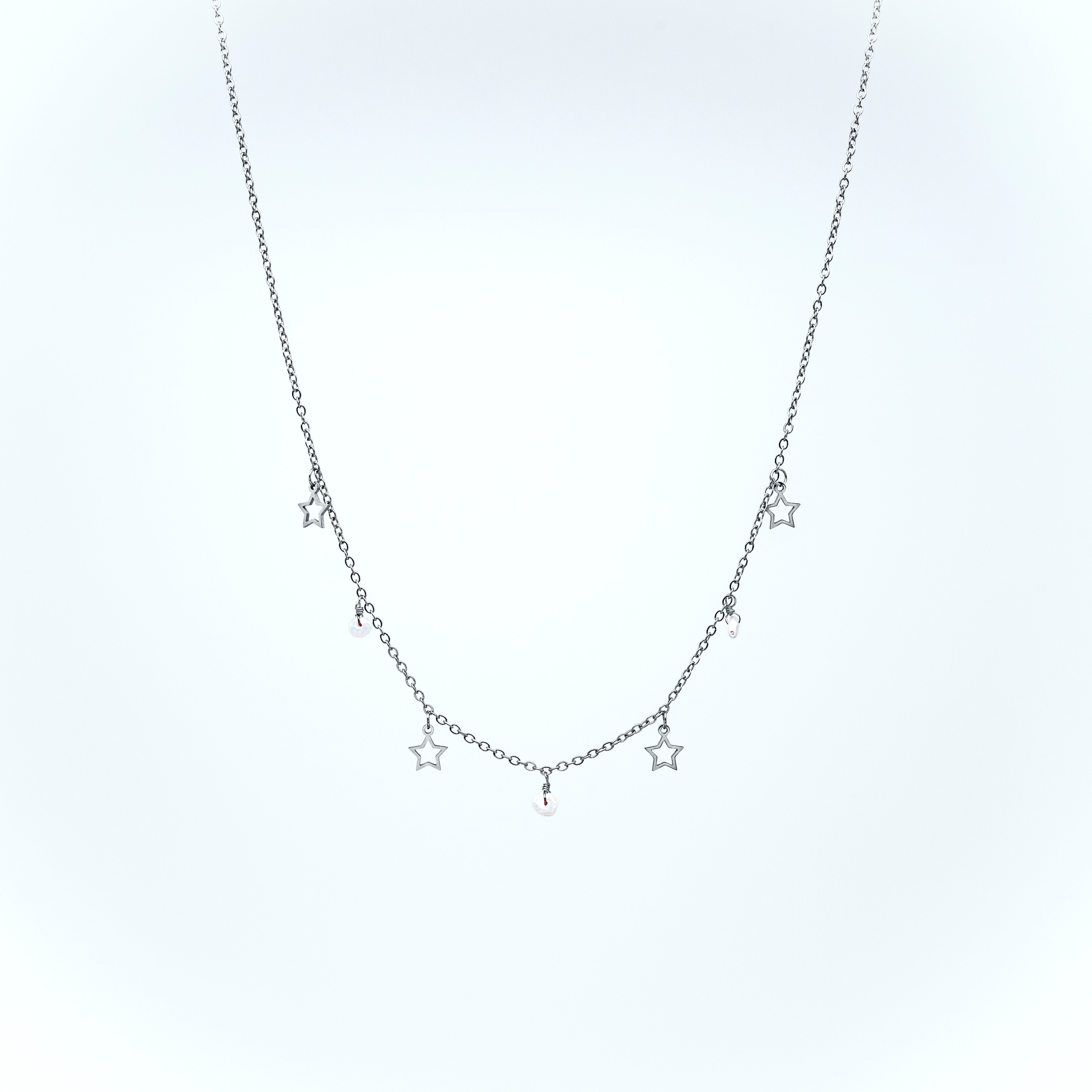 Choker Acero Estrellitas