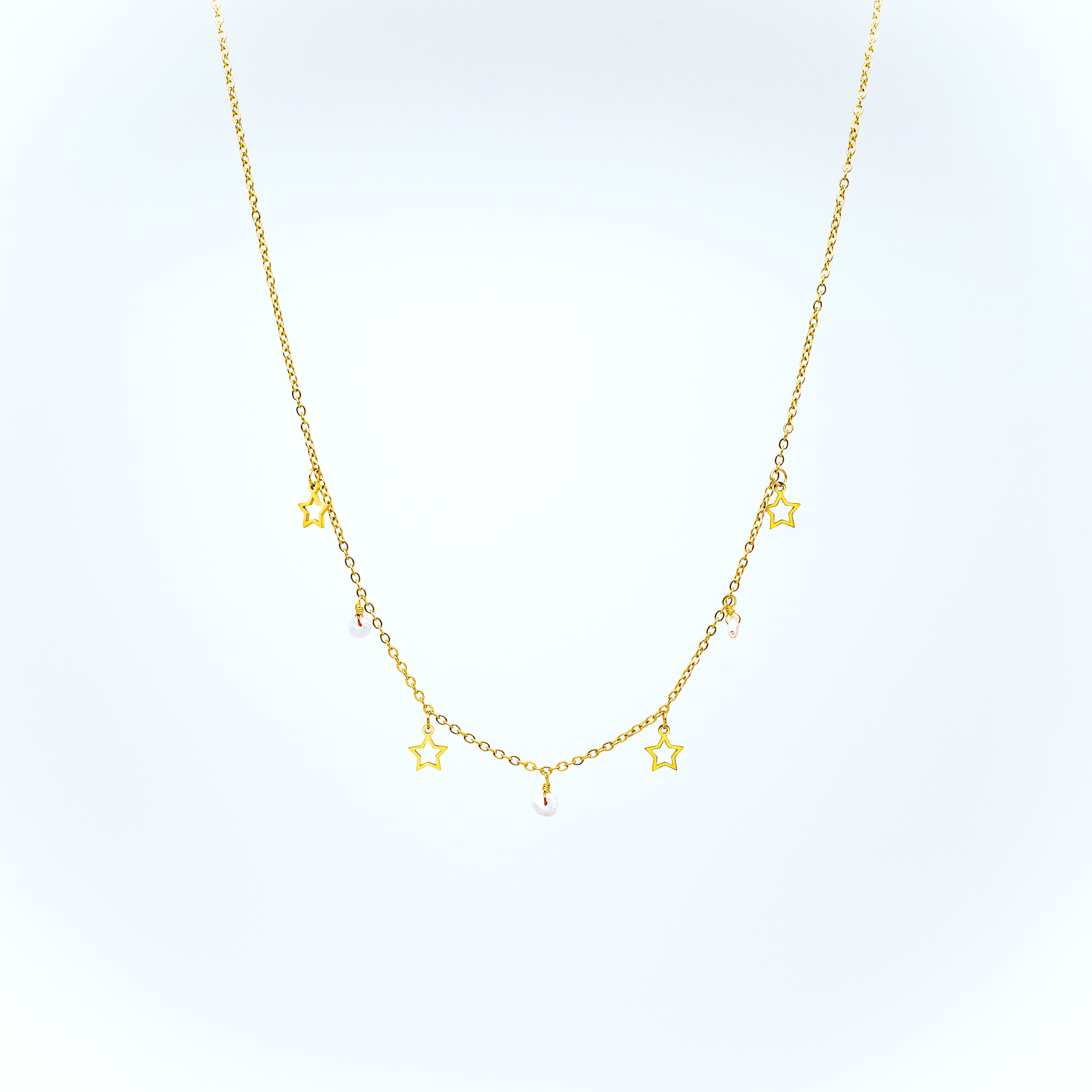 Choker Acero Estrellitas