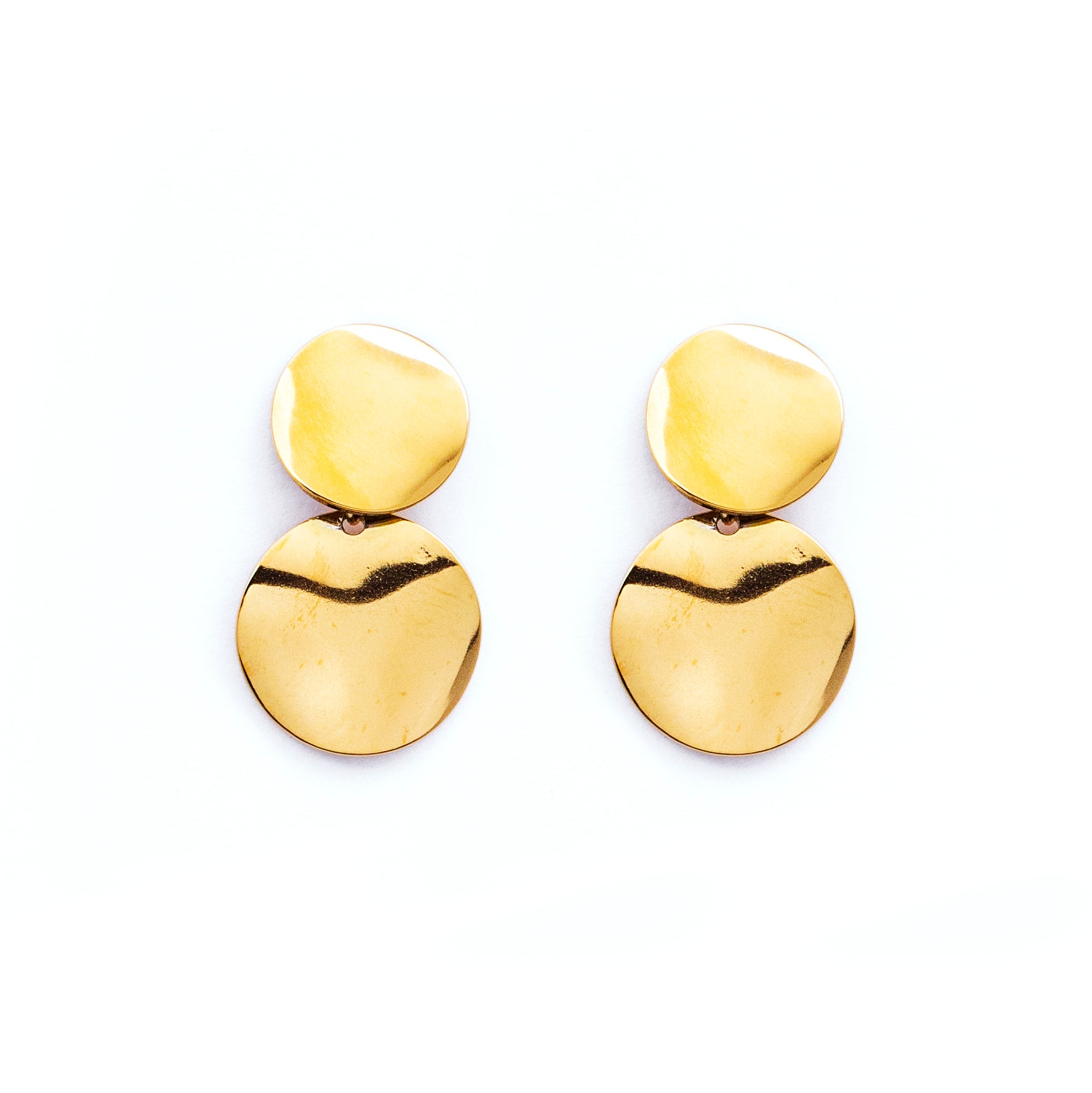 Pendientes Dorados Redondos