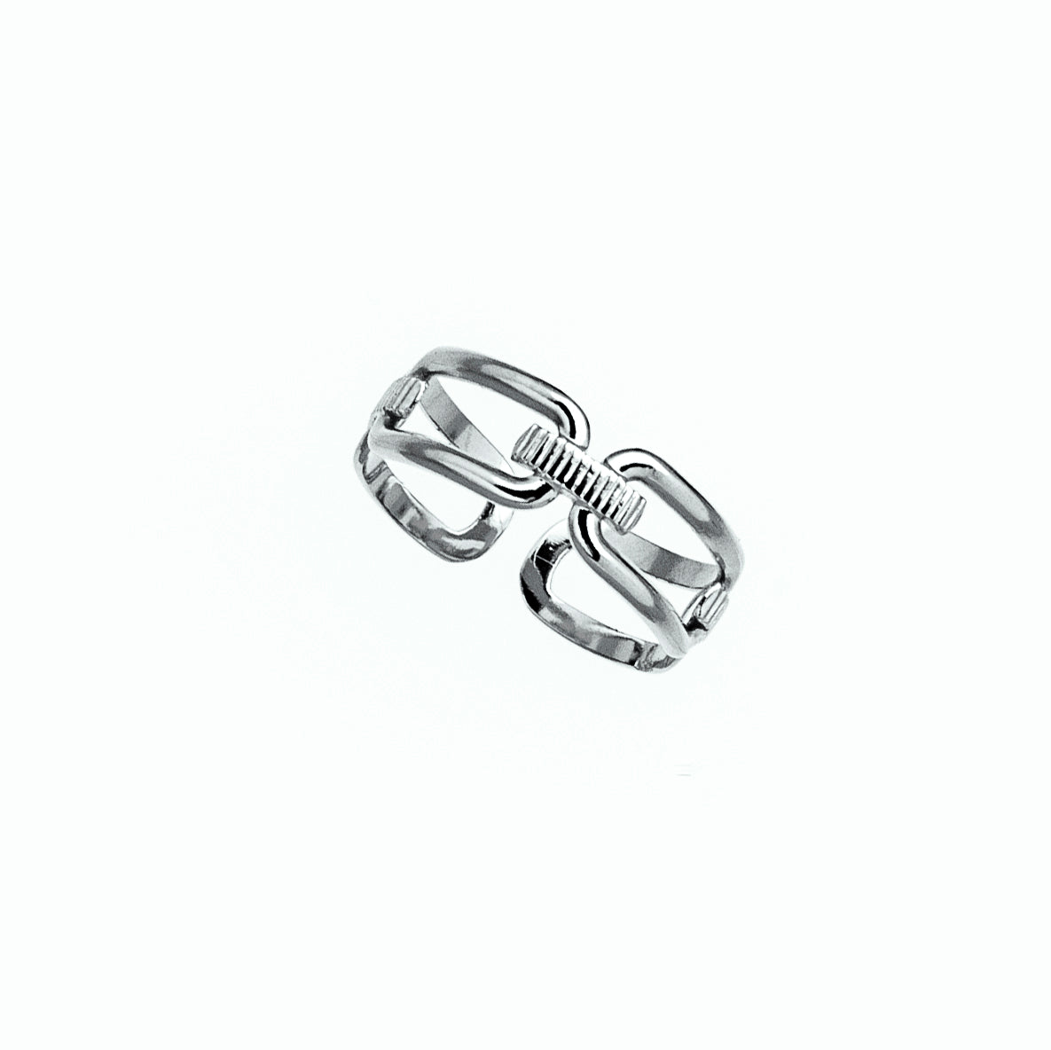 Anillo Acero Diseño de Cadena