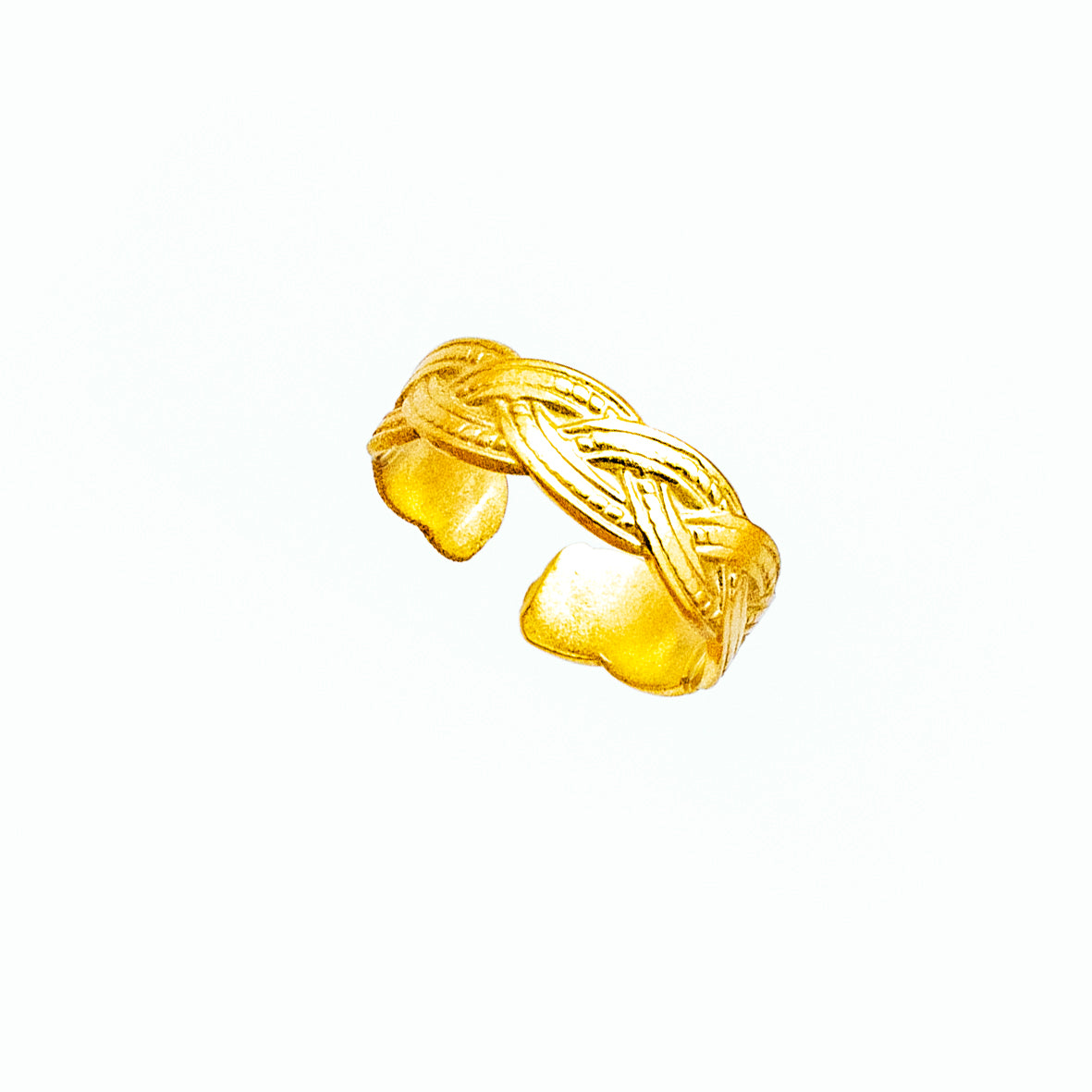Anillo Acero Trenzado